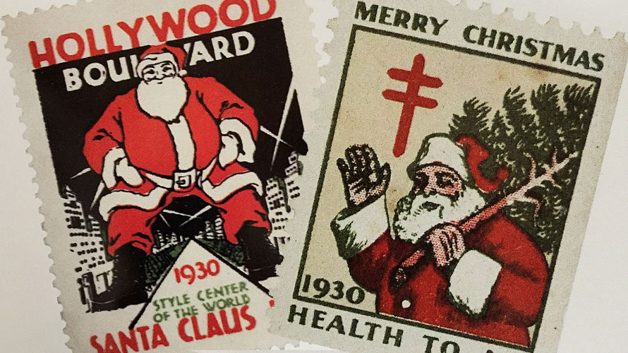 サンタクロースバージョンの切手