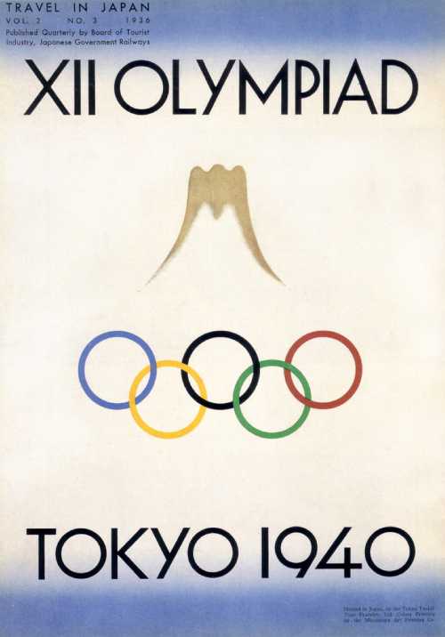 2 美品 当時物 1964年 TOKYO 東京オリンピック 五輪 国旗 ポスター