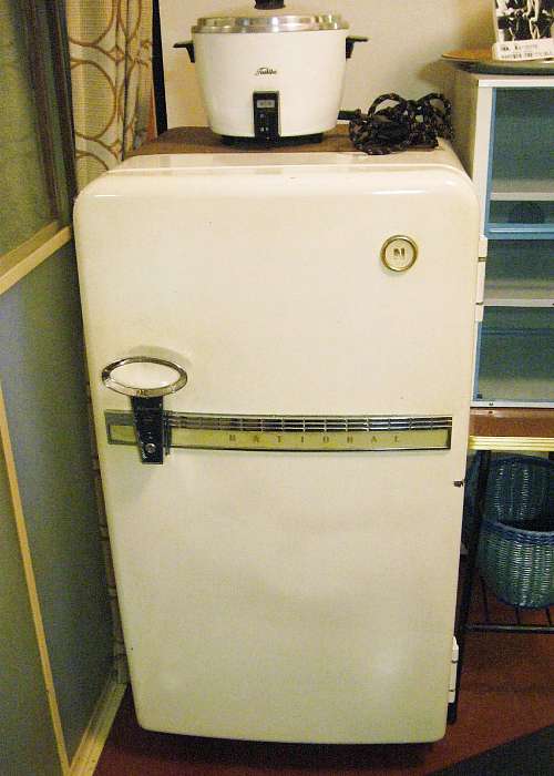 昭和30年代のNational冷蔵庫